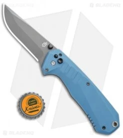 Gerber Haul A/O Spring Assisted Knife Blue GFN (3.1" Gray) 30-001397 -Knife Sale Shop Gerber Haul AO SA Blue GFN 30 001397 BHQ 67397 jr bottlecap 1
