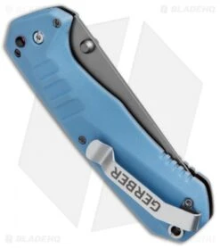 Gerber Haul A/O Spring Assisted Knife Blue GFN (3.1" Gray) 30-001397 -Knife Sale Shop Gerber Haul AO SA Blue GFN 30 001397 BHQ 67397 jr side