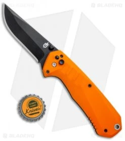 Gerber Haul A/O Spring Assisted Knife Orange GFN (3.1" Black) 30-001398 -Knife Sale Shop Gerber Haul AO SA Orange GFN Black 30 001398 BHQ 67398 jr bottlecap