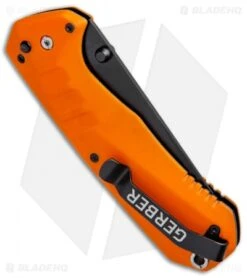 Gerber Haul A/O Spring Assisted Knife Orange GFN (3.1" Black) 30-001398 -Knife Sale Shop Gerber Haul AO SA Orange GFN Black 30 001398 BHQ 67398 jr side