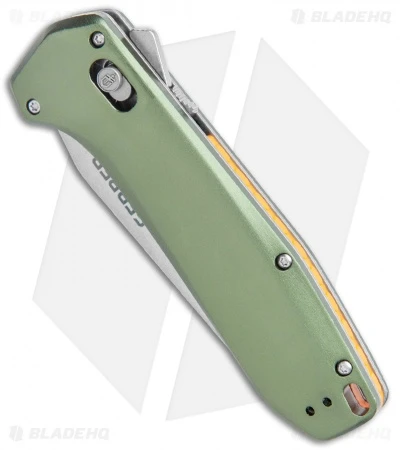 Gerber Highbrow Assisted Opening Knife Green Aluminum (3.3" SW) 30-001642 4 Gerber Highbrow Assisted Opening Knife Green Aluminum (3.3" SW) 30-001642 - Image 2