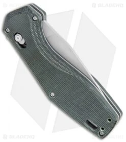 Gerber Hyperflip Assisted Opening Knife Olive Green Micarta (3.4" PVD) 30-001853 8 Gerber Hyperflip Assisted Opening Knife Olive Green Micarta (3.4" PVD) 30-001853 -Knife Sale Shop Gerber Hyperflip Assisted Opening Olive Green Micarta Black BHQ 120841 jr side