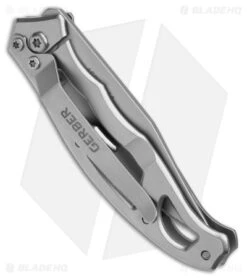 Gerber Mini Paraframe Frame Lock Knife Gray Stainless Steel (2.25" Satin) G48484 8 Gerber Mini Paraframe Frame Lock Knife Gray Stainless Steel (2.25" Satin) G48484 -Knife Sale Shop Gerber Mini Paraframe FLK Gray Stainless Steel 2in Satin BHQ 53970 td side