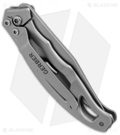 Gerber Mini Paraframe Frame Lock Knife Gray Stainless Steel (2.25" Bead Blast) 4 Gerber Mini Paraframe Frame Lock Knife Gray Stainless Steel (2.25" Bead Blast) - Image 2