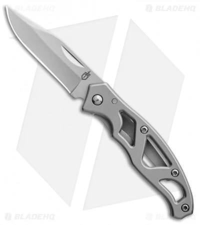 Gerber Mini Paraframe Frame Lock Knife Gray Stainless Steel (2.25" Bead Blast) 3 Gerber Mini Paraframe Frame Lock Knife Gray Stainless Steel (2.25" Bead Blast)