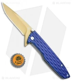 Gerber One-Flip Liner Lock Knife Blue Aluminum (3.2" Gold) 30-001354 9 Gerber One-Flip Liner Lock Knife Blue Aluminum (3.2" Gold) 30-001354 -Knife Sale Shop Gerber One Flip LL Blue Alum Gold 30 001354 BHQ 67405 jr bottlecap 2