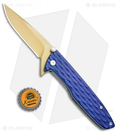 Gerber One-Flip Liner Lock Knife Blue Aluminum (3.2" Gold) 30-001354 6 Gerber One-Flip Liner Lock Knife Blue Aluminum (3.2" Gold) 30-001354 - Image 4