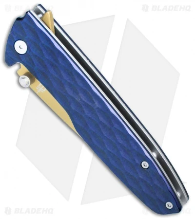 Gerber One-Flip Liner Lock Knife Blue Aluminum (3.2" Gold) 30-001354 4 Gerber One-Flip Liner Lock Knife Blue Aluminum (3.2" Gold) 30-001354 - Image 2