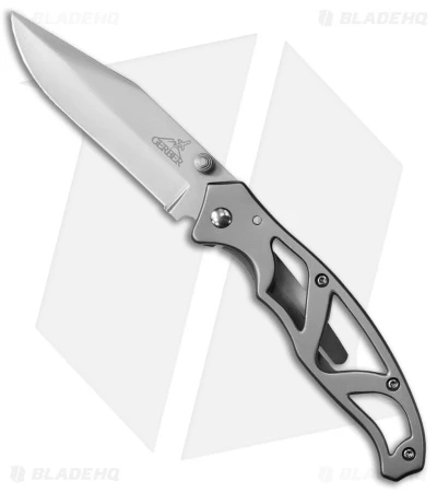 Gerber Paraframe II Frame Lock Knife Gray Stainless Steel (3.5" Satin) G48448 3 Gerber Paraframe II Frame Lock Knife Gray Stainless Steel (3.5" Satin) G48448
