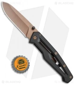Gerber Paralite Frame Lock Knife Black (3" Rose) 30-001344 -Knife Sale Shop Gerber Paralite FL Black Rose 30 001344 BHQ 67406 jr bottlecap 2