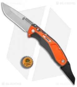 Gerber Randy Newberg DTS Pivot Lock Knife Gray/Orange Rubber (3.8" SW) -Knife Sale Shop Gerber Randy Newberg DTS Gray Orange Rubber 30 001761 BHQ 105530 jr bottlecap