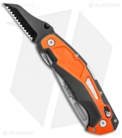 Gerber Randy Newberg DTS Pivot Lock Knife Gray/Orange Rubber (3.8" SW) -Knife Sale Shop Gerber Randy Newberg DTS Gray Orange Rubber 30 001761 BHQ 105530 jr knife 2