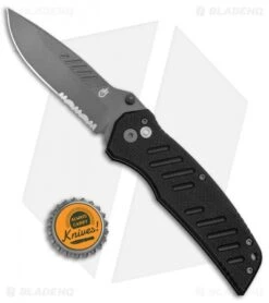 Gerber Swagger Assisted Opening Knife (3" Gray Serr) -Knife Sale Shop Gerber Swagger A O Gray Serr BHQ 105196 jr bottlecap