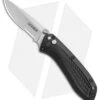Gerber US-Assist Spring Assisted Knife Black (3" 420HC Gray Serr) 30-001294 -Knife Sale Shop Gerber US assist black gray serr BHQ 50406 jr