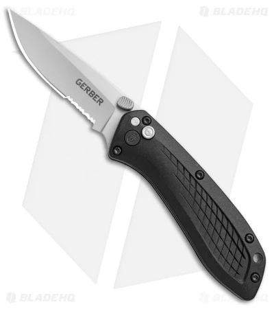 Gerber US-Assist Spring Assisted Knife Black (3" 420HC Gray Serr) 30-001294 3 Gerber US-Assist Spring Assisted Knife Black (3" 420HC Gray Serr) 30-001294