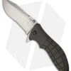 HTM Kirby Lambert Snap Clip Point Spring Assisted Knife Gray (3.5" SW Serr) 2 HTM Kirby Lambert Snap Clip Point Spring Assisted Knife Gray (3.5" SW Serr) -Knife Sale Shop HTM Kirby Lambert Snap Clip Point Gray SW Serr BHQ 54834 er