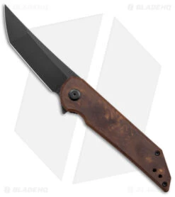 Jake Hoback Radford Frame Lock Knife Golden Dragon Juma (3.5" Black Stonewash)