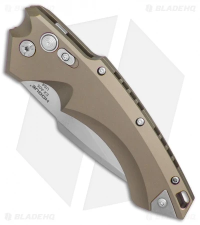 Hogue Knives EX-A05 Spear Point Automatic Knife FDE (4" Stonewash) 34514 5 Hogue Knives EX-A05 Spear Point Automatic Knife FDE (4" Stonewash) 34514 - Image 3