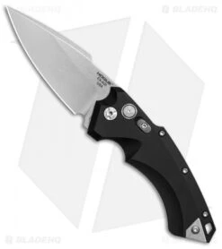 Hogue Knives EX-A05 Spear Point Automatic Knife Black (3.5" Stonewash) 34530