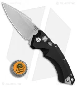 Hogue Knives EX-A05 Spear Point Automatic Knife Black (3.5" Stonewash) 34530 -Knife Sale Shop Hogue Automatic Black spear point tumble BHQ 80668 er bottlecap