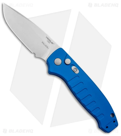 Hogue Ballista Drop Point Automatic Knife Matte Blue (3.5" Tumbled) 64133 3 Hogue Ballista Drop Point Automatic Knife Matte Blue (3.5" Tumbled) 64133