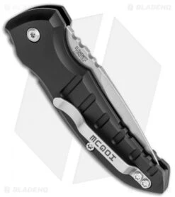 Hogue Knives A01 Microswitch Automatic Knife Black (2.6" Stonewash) 24110 -Knife Sale Shop Hogue Knives A01 Microswitch Auto Black SW 24110 BHQ 78158 jr side