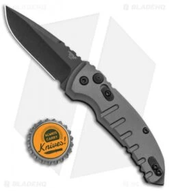 Hogue Knives A01 Microswitch Automatic Knife Gray (2.6" Black) 24114 -Knife Sale Shop Hogue Knives A01 Microswitch Gray Black 24114 BHQ 94203 jr bottlecap