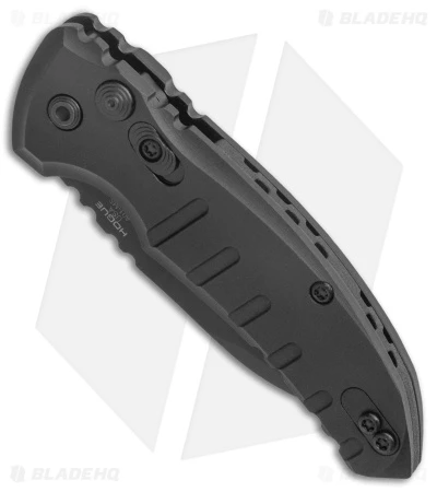 Hogue Knives A01 Microswitch Wharncliffe Automatic Knife Black (2.6" Black) 4 Hogue Knives A01 Microswitch Wharncliffe Automatic Knife Black (2.6" Black) - Image 2