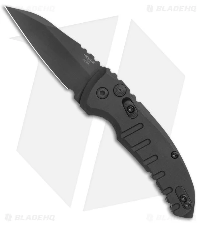 Hogue Knives A01 Microswitch Wharncliffe Automatic Knife Black (2.6" Black) 3 Hogue Knives A01 Microswitch Wharncliffe Automatic Knife Black (2.6" Black)