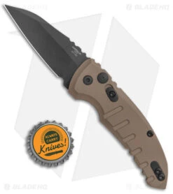 Hogue Knives A01 Microswitch Wharncliffe Automatic Knife FDE (2.6" Black) 9 Hogue Knives A01 Microswitch Wharncliffe Automatic Knife FDE (2.6" Black) -Knife Sale Shop Hogue Knives A01 Microswitch Wharncliffe Auto FDE Black BHQ 78915 jr bottlecap