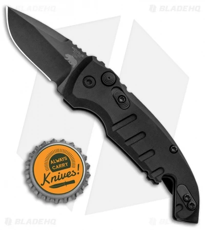 Hogue Knives CA Legal A01 Microswitch Automatic Knife Black (1.8" Black) 6 Hogue Knives CA Legal A01 Microswitch Automatic Knife Black (1.8" Black) - Image 4
