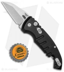 Hogue Knives CA Legal A01 Microswitch Wharncliffe Auto Knife Black (1.8" SW) -Knife Sale Shop Hogue Knives CA Legal A01 Microswitch Auto Black SW 24140 BHQ 81357 jr bottlecap