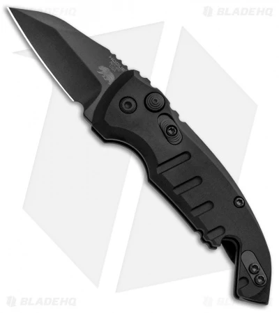 Hogue Knives CA Legal A01 Microswitch Wharncliffe Automatic Knife (1.8" Black) 3 Hogue Knives CA Legal A01 Microswitch Wharncliffe Automatic Knife (1.8" Black)