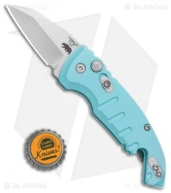Hogue Knives CA Legal A01 Microswitch Wharncliffe Automatic Knife Aqua (1.8" SW) 9 Hogue Knives CA Legal A01 Microswitch Wharncliffe Automatic Knife Aqua (1.8" SW) -Knife Sale Shop Hogue Knives CA Legal A01 Microswitch Wharncliffe Automatic Knife Aqua SW BHQ 81359 kp bottle cap