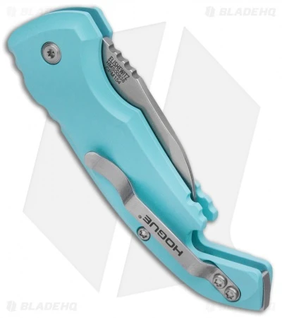 Hogue Knives CA Legal A01 Microswitch Wharncliffe Automatic Knife Aqua (1.8" SW) 4 Hogue Knives CA Legal A01 Microswitch Wharncliffe Automatic Knife Aqua (1.8" SW) - Image 2