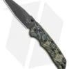 Hogue Knives Deka Wharncliffe Pocket Knife Green G-Mascus (3.25" Black 20CV) -Knife Sale Shop Hogue Knives Deka Modified Wharncliffe Knife Green G Mascus Black BHQ 102928 kp open
