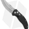 Hogue Knives EX-A04 Wharncliffe Automatic Knife Matte Black (3.5" Tumbled) -Knife Sale Shop Hogue Knives EX A04 wharncliffe matte black tumbled BHQ 72288 er