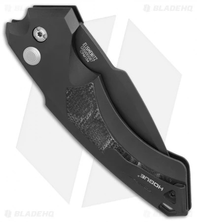 Hogue Knives EX-A05 Spear Point Automatic Knife Black G-Mascus (4" Black) 5 Hogue Knives EX-A05 Spear Point Automatic Knife Black G-Mascus (4" Black) - Image 3