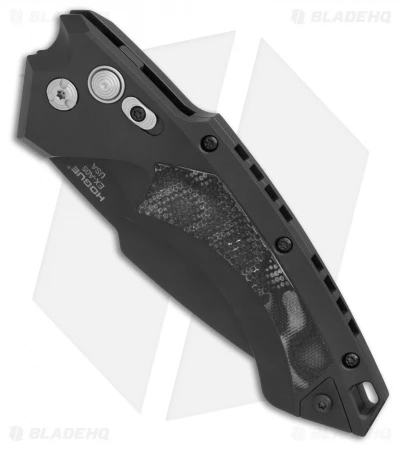 Hogue Knives EX-A05 Spear Point Automatic Knife Black G-Mascus (4" Black) 4 Hogue Knives EX-A05 Spear Point Automatic Knife Black G-Mascus (4" Black) - Image 2