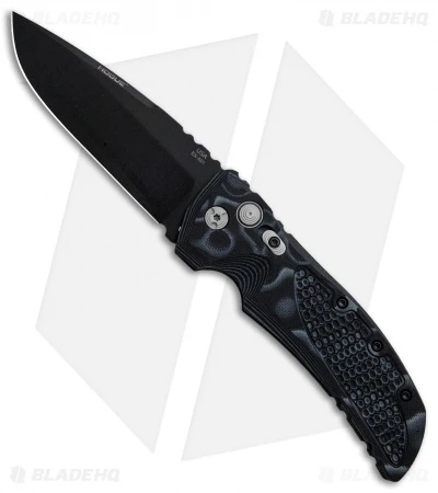 Hogue Knives EX-A01 Automatic Knife Black G-10 (4" Black) 3 Hogue Knives EX-A01 Automatic Knife Black G-10 (4" Black)