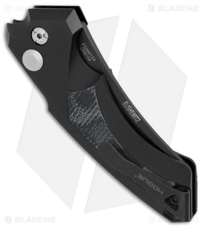 Hogue Knives EX-A05 Wharncliffe Automatic Knife Black G-Mascus (3.5" Black) 4 Hogue Knives EX-A05 Wharncliffe Automatic Knife Black G-Mascus (3.5" Black) - Image 2