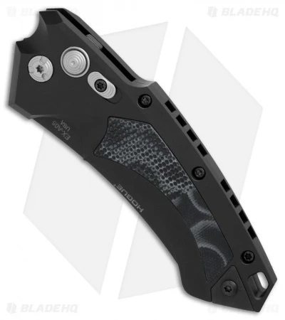 Hogue Knives EX-A05 Wharncliffe Automatic Knife Black G-Mascus (3.5" Black) 5 Hogue Knives EX-A05 Wharncliffe Automatic Knife Black G-Mascus (3.5" Black) - Image 3