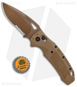 Hogue Sig K320 ABLE Lock Drop Point Knife Coyote Nylon Poly Serr (3.5" PVD) 9 Hogue Sig K320 ABLE Lock Drop Point Knife Coyote Nylon Poly Serr (3.5" PVD) -Knife Sale Shop Hogue Sig K320 Nitron ABLE Coyote Poly DP Tan Serr 36373 BHQ 117080 jr bottlecap 2