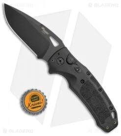 Hogue Sig K320A Nitron Automatic Knife Black Polymer Drop Point (3.5" Black) -Knife Sale Shop Hogue Sig K320A Tactical Auto Black Polymer DP Black BHQ 117430 jr bottlecap