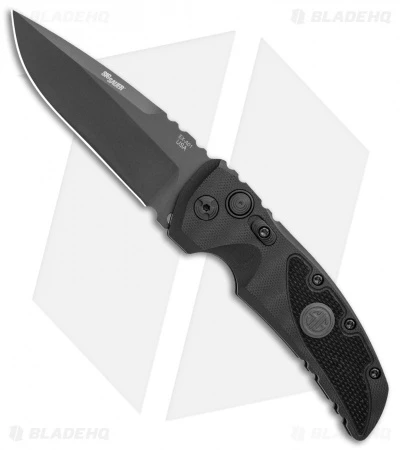 Hogue Sig Sauer EX-A01 Automatic Knife Black G-10 (3.5" Black) 36132 3 Hogue Sig Sauer EX-A01 Automatic Knife Black G-10 (3.5" Black) 36132