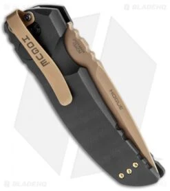 Hogue Sig Sauer EX-A01 Automatic Knife Black G-10 (3.5" FDE) 36130 -Knife Sale Shop Hogue Sig Sauer EX A01 Auto black G 10 FDE BHQ 84594 jr side
