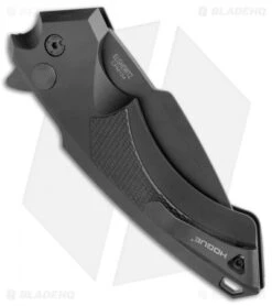 Hogue Knives X5 Tactical Flipper Knife Black G-10 Inlay (4" Black) 7 Hogue Knives X5 Tactical Flipper Knife Black G-10 Inlay (4" Black) -Knife Sale Shop Hogue X 5 Tactical Black G 10 Inlay Black 34556 EXLMTG BHQ 49334 jr side