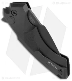 Hogue Knives X5 Tactical Flipper Knife Black G-10 Inlay (3.5" Black) -Knife Sale Shop Hogue X 5 Tactical Black G 10 Inlay Black 34576 EXLMTG BHQ 49333 jr side