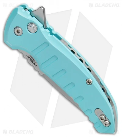 Hogue X1 Microflip Flipper Knife Matte Aquamarine (2.6" Stonewash) 24173 4 Hogue X1 Microflip Flipper Knife Matte Aquamarine (2.6" Stonewash) 24173 - Image 2