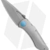 Jake Hoback Knives Summit Frame Lock Knife Titanium/Blue (4.25" SW) -Knife Sale Shop Jake Hoback Knives Summit FL Ti Blue SW BHQ 141311 jr